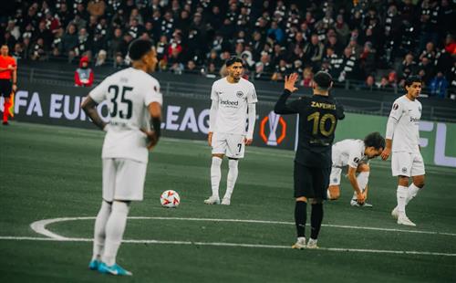 Eintracht Frankfurt gegen Slavia Prag