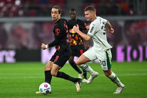 RB Leipzig gegen Mönchengladbach