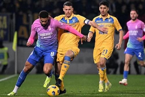 Frosinone gegen AC Mailand