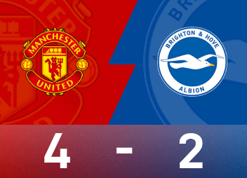 Premier-League-Bericht: Cunha punktet, Mbemo verdoppelt, Manchester United 4:2 Brighton und gewinnt drei Spiele in Folge