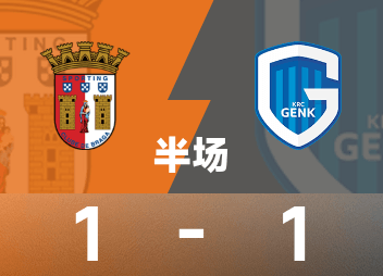 Europa-League-Halbzeit: Zalazar punktet, Heymans gleicht aus, Braga 1:1 Genk